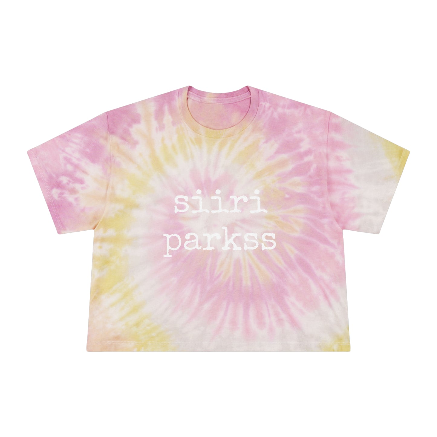 siiriparkss Tie-Dye Crop Tee