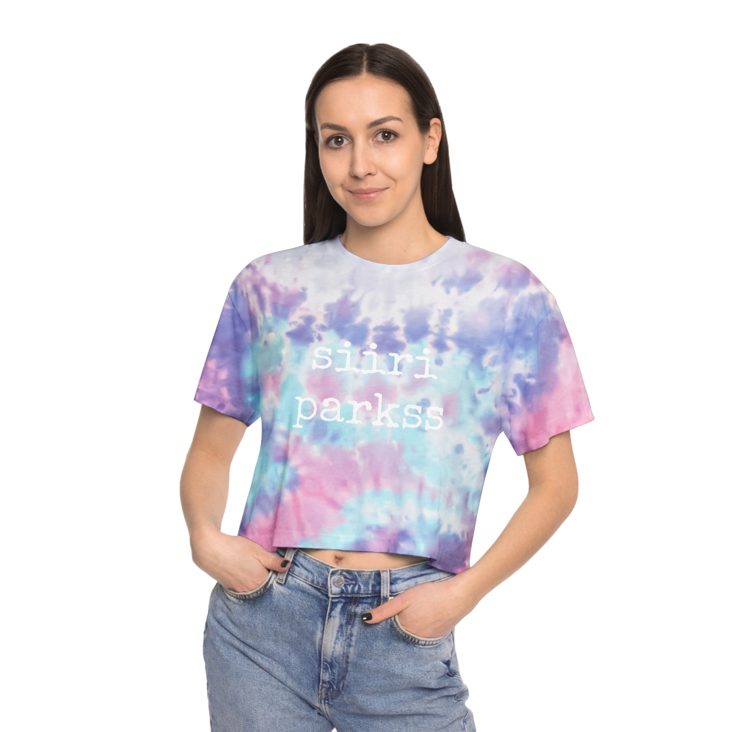 siiriparkss Tie-Dye Crop Tee