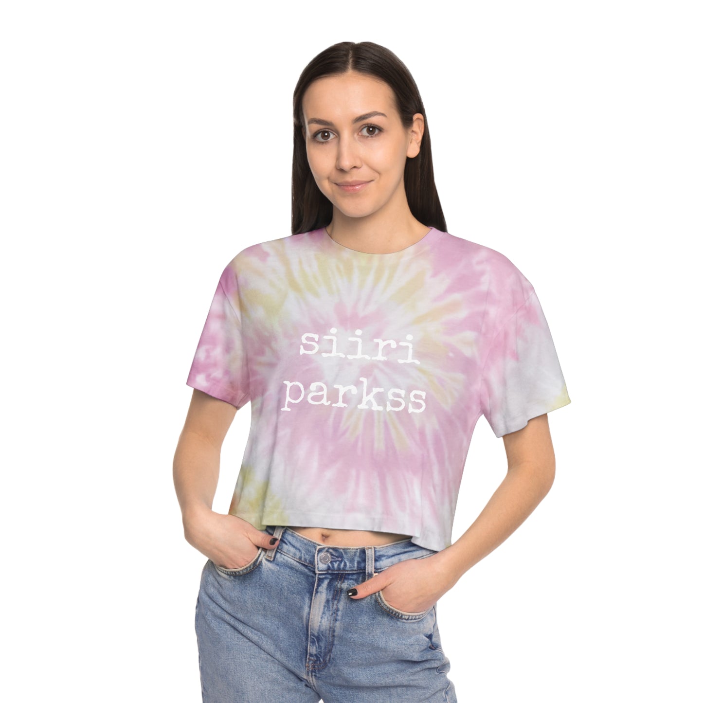 siiriparkss Tie-Dye Crop Tee